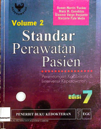 standar perawatan pasien ; perencanaan kolaboratif & intervensi keperawatan volume 2 (3)